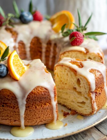 Honey & Orange Blossom Sponge Cake